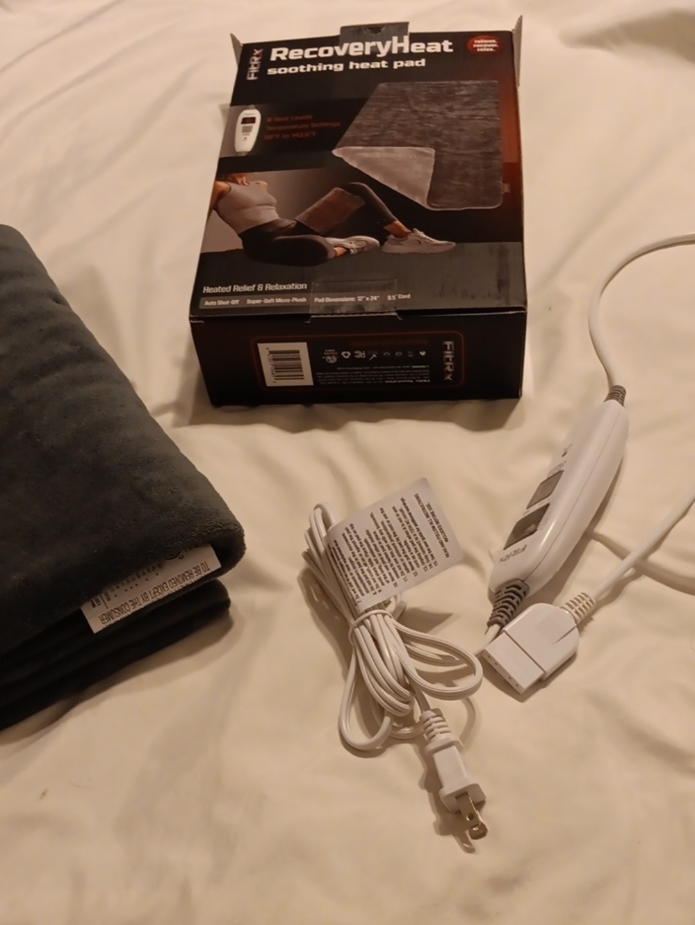 Electric Soothing Heat Pad - Gray